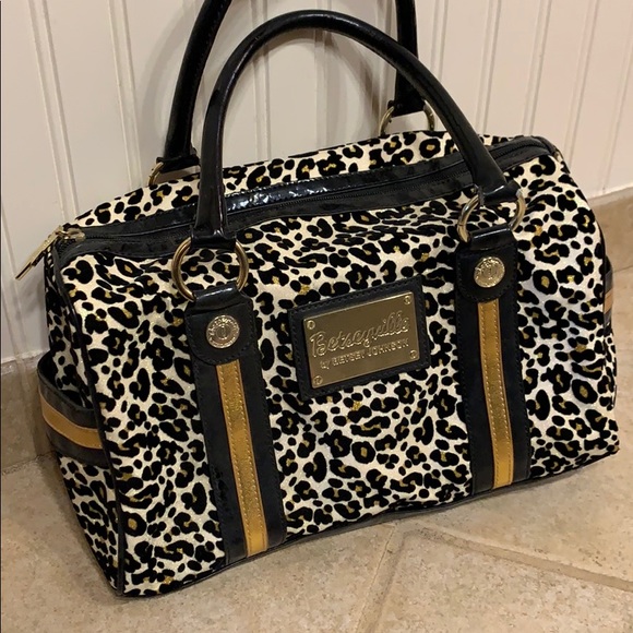 Betsey Johnson Handbags - Betsey Johnson Cheetah Print Satchel